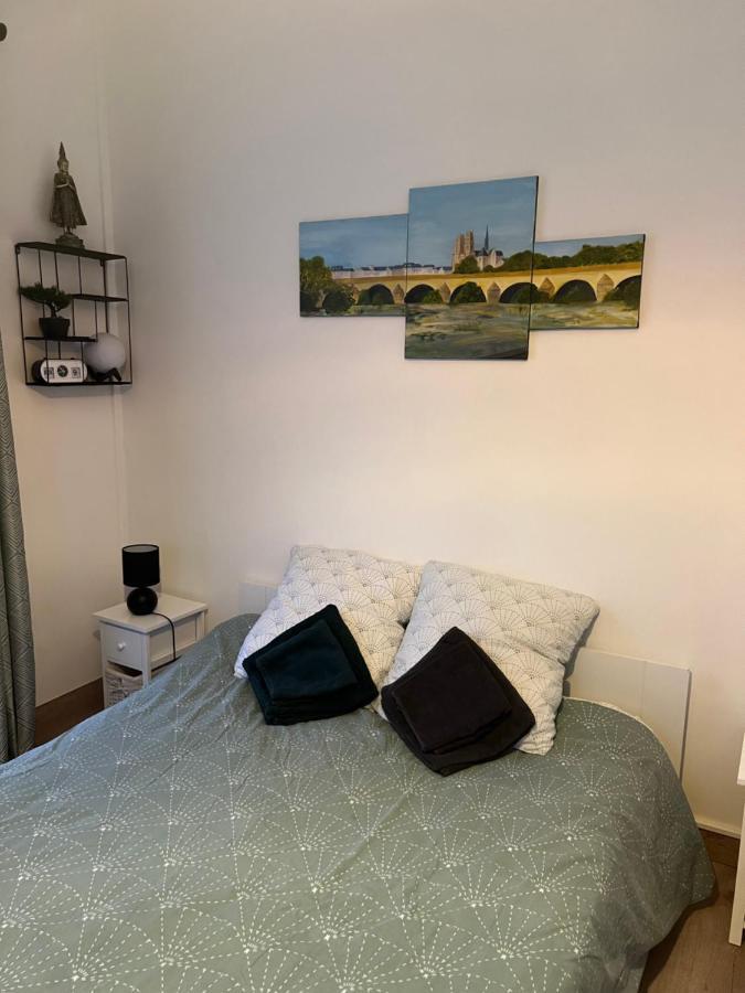 Cosy Loire, T2 Neuf, Front De Loire ,Vue Cathedrale,5Min A Pied Centre Ville Et Parking Prive أورلييو المظهر الخارجي الصورة