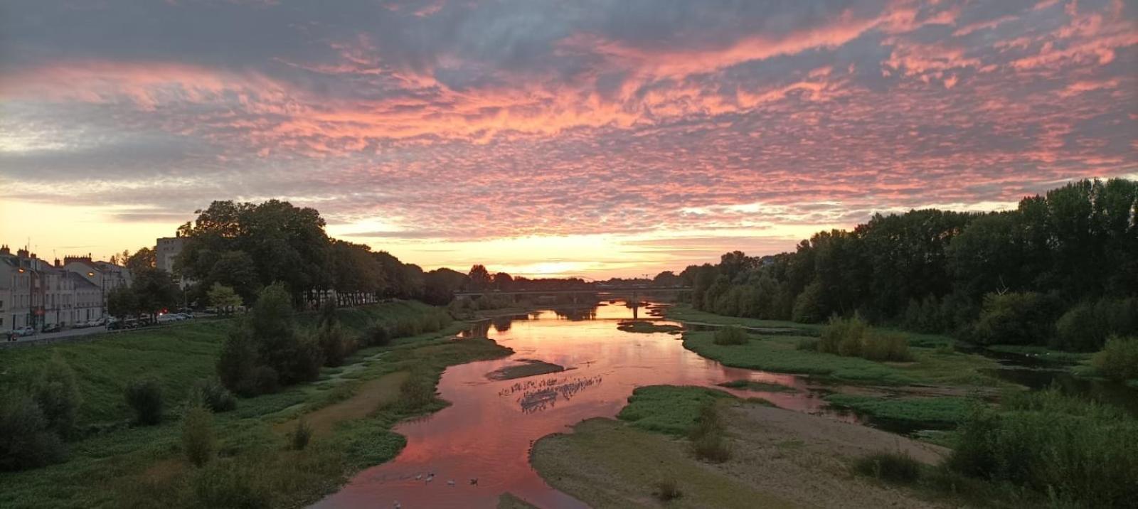 Cosy Loire, T2 Neuf, Front De Loire ,Vue Cathedrale,5Min A Pied Centre Ville Et Parking Prive أورلييو المظهر الخارجي الصورة